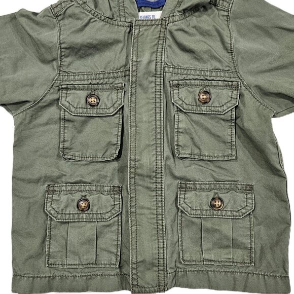 Carter’s Green Utility Hooded Jacket | 24 Months - Picture 7 of 8